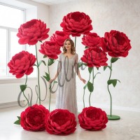 Ростовой цветок из бумаги "Пион" (цвет любой по договоренности)